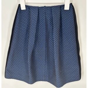 Vintage Y2K Emporio Armani Womens Geometric Jacquard Mini Skirt IT 36 Sz 4 Luxe